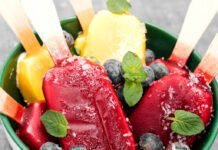 Sorvetes de frutas são uma boa opção para o lanche da tarde Sorvetes de frutas: menos calorias e sódio para uma alimentação equilibrada (Foto: Freepik)