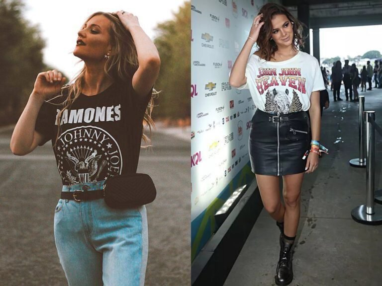 Veja dicas de como usar t-shirt com lettering e belt bag, as queridinhas das celebridades