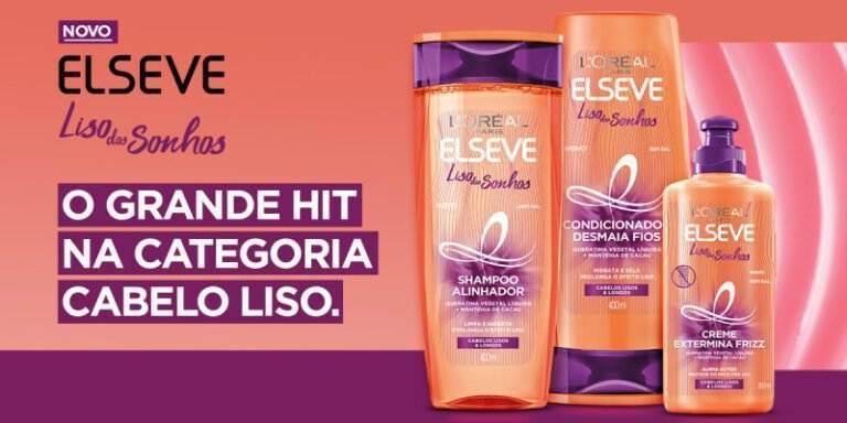 L'Oréal Paris lança Elseve Liso dos Sonhos que deixa os cabelos sem frizz