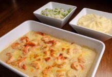 Receita de Camarão Gratinado para comemorar o Dia dos Namorados