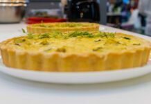 Receita de quiche vegetariana: abóbora, espinafre e tofu Receita de quiche vegetariana (Foto: Divulgação: Grano Alimentos)