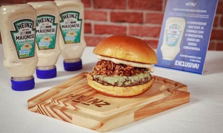 Após lançar a maionese sabor gorgonzola, a Heinz está realizando uma parceria especial e por tempo limitado com algumas hamburguerias do Rio de Janeiro (Foto: Divulgação)