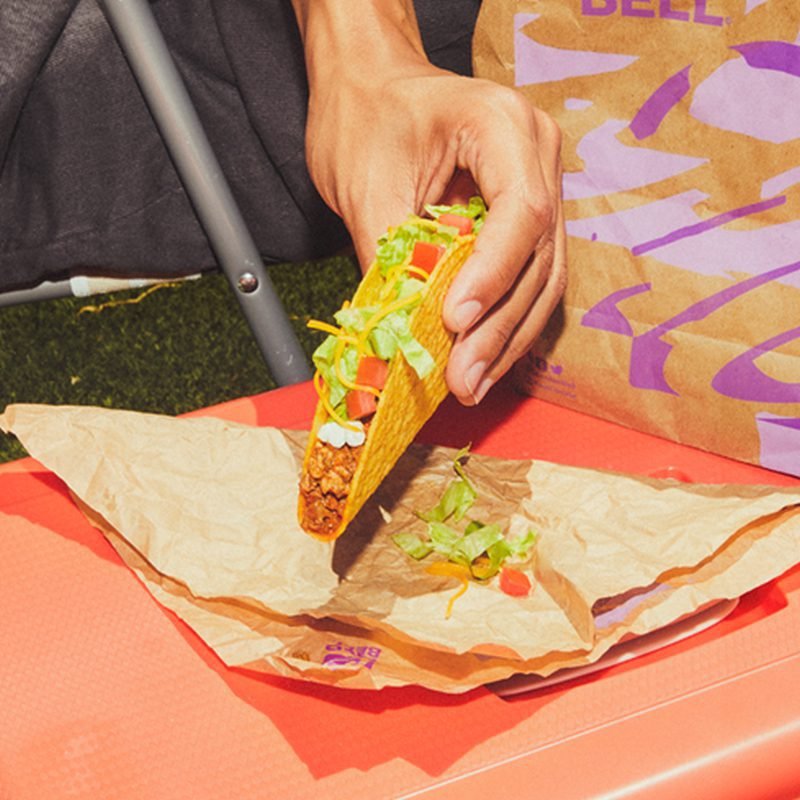 Crunchy Taco Supreme é um dos sucessos do cardápio Taco Bell (Foto: Divulgação)