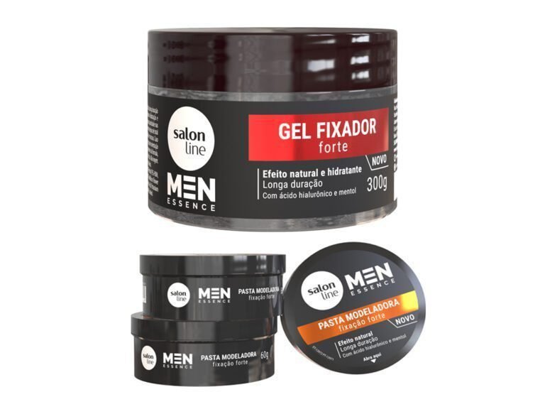 A Salon Line lança Men Essence, uma linha masculina de alta performance com ácido hialurônico e mentol para estilo duradouro e hidratação (Foto: Divulgação)