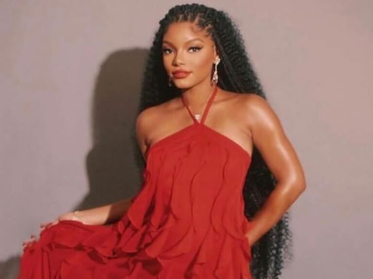Protagonista do remake de "A Pequena Sereia", Halle Bailey veste marca brasileira PatBo (Foto: Divulgação)