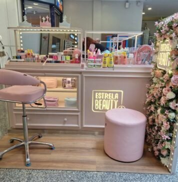 Estrela Beauty inaugura quiosque em Santos e celebra a beleza criativa no Shopping Miramar Estrela Beauty inaugura quiosque em Santos e traz universo de beleza e criatividade ao Shopping Miramar (Foto: Divulgação)