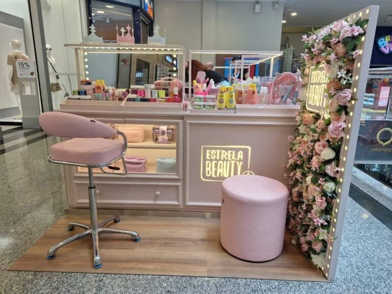 Estrela Beauty inaugura quiosque em Santos e traz universo de beleza e criatividade ao Shopping Miramar (Foto: Divulgação)