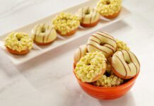 Receita de Cake Donuts de Pistache é destaque para confeiteiros e famílias Aprenda a fazer Cake Donuts de Pistache com receita prática da Harald (Foto: Divulgação)