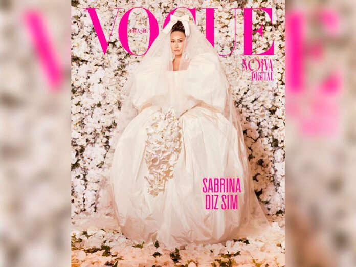 Sabrina Sato escolhe vestido de noiva de Giambattista Valli para casar (Foto: Vogue Brasil/ Gabriela Schmdt)