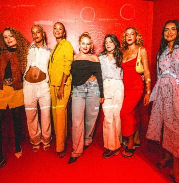 Marca carioca Cantão celebra 60 anos com pop-up e nova identidade Pop-up da Cantão no Leblon reuniu embaixadoras e convidados para celebrar a nova fase da marca (Foto: Bléia Campos)