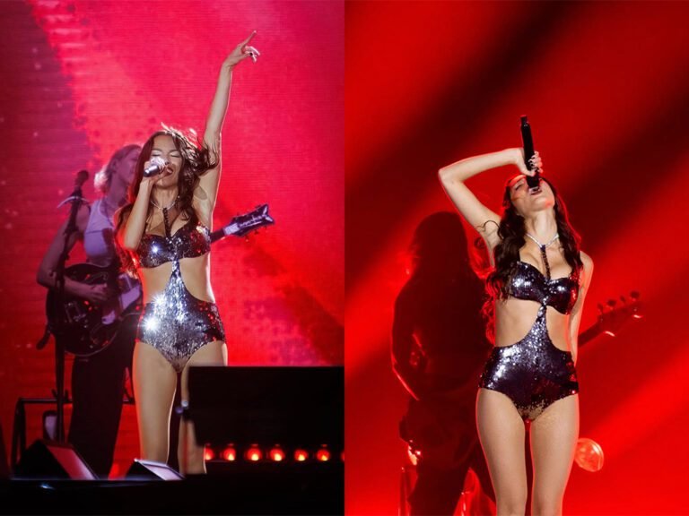 Olivia Rodrigo usa look exclusivo Isabel Marant em show no Brasil (Fotos: Chloe & Chenelle Delgadillo)