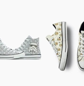 Sneakers ‘Star Wars’ chegam à Converse com Darth Vader e Grogu Sneakers 'Star Wars' chegam à Converse com Darth Vader e Grogu (Fotos: Divulgação)