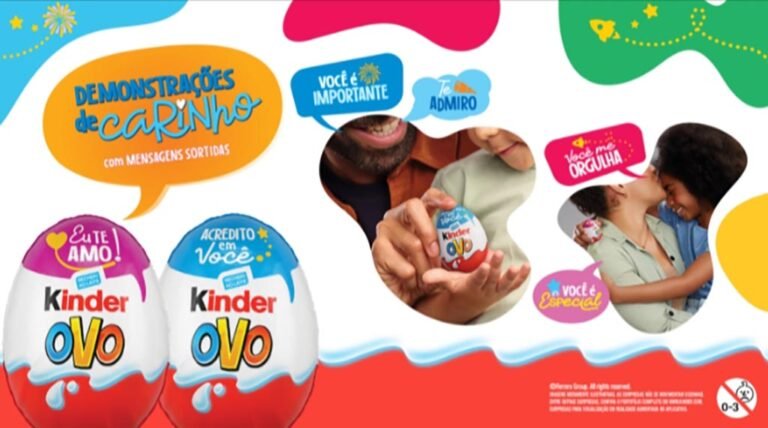 Kinder® Demonstrações de Carinho aposta em embalagens especiais (Foto: Divulgação)