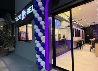 Taco Bell inaugura primeira unidade de rua em São Paulo Primeira loja de rua do Taco Bell chega à Cidade Jardim (Foto: Divulgação)