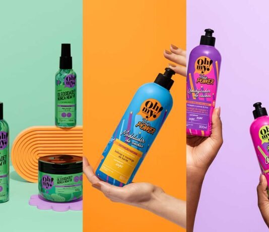Cabelos no verão: Oh My! propõe cuidados contra sol, sal e cloro Ritual da Oh My! combina shampoo, tratamento e finalização para uso diário no verão (Foto: Divulgação)