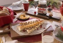 Receita de ‘Árvore de Massa Folhada’ com Nutella fica pronta em 20 min 'Árvore de Massa Folhada' com Nutella® é opção para servir no Natal (Foto: Divulgação)