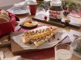 'Árvore de Massa Folhada' com Nutella® é opção para servir no Natal (Foto: Divulgação)