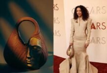 Alice Carvalho usa peça 3D de Jay Boggo no tapete vermelho do Oscar Alice Carvalho usa peça 3D de Jay Boggo no tapete vermelho do Oscar (Fotos: Divulgação)