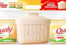 Qualy relança porta-pote dos anos 90 em campanha de 35 anos Qualy aposta em nostalgia e relança porta-pote icônico (Foto: Divulgação)