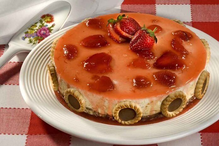 Bolo gelado com biscoito e mousse de ricota para o fim de semana (Foto: Divulgação) Bolo gelado com biscoito e mousse de ricota para o fim de semana (Foto: Divulgação)