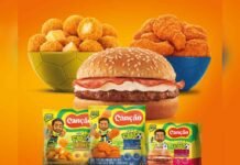 Canção lança FutWings e snacks inspirados na Copa inha de snacks da Canção inclui FutWings, FutChicken e FutBurguer para consumo em jogos e encontros (Foto: Divulgação)