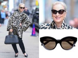 Meryl Streep usa LAPIMA em divulgação de filme (Fotos: Divulgação)