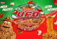 NISSIN destaca praticidade da linha Yakissoba U.F.O. Linha Nissin Yakissoba U.F.O. aposta em molho líquido e preparo prático (Foto: Divulgação)